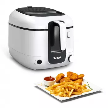 Fritéza Tefal Super Uno FR3101 – samostatná, 1800 W, 1,5 kg kapacita fritovania, 2,2 l oleja, čierna/biela