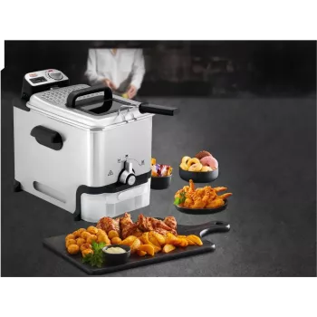 Tefal FR8041 fritéza samostatná 3,5 l stojanová 2300 W fritéza strieborná