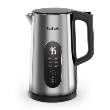 Tefal Selection KI871DE0 rýchlovarná kanvica 1,7 l 1500 W čierna, nehrdzavejúca oceľ