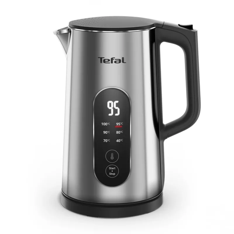 Tefal Selection KI871DE0 rýchlovarná kanvica 1,7 l 1500 W čierna, nehrdzavejúca oceľ