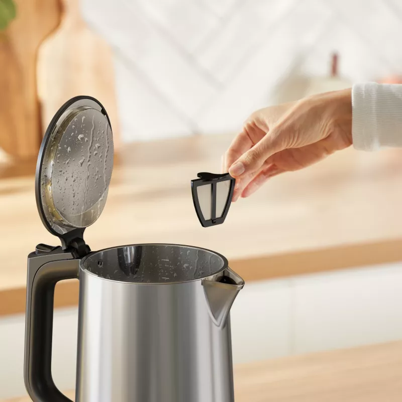 Tefal Selection KI871DE0 rýchlovarná kanvica 1,7 l 1500 W čierna, nehrdzavejúca oceľ