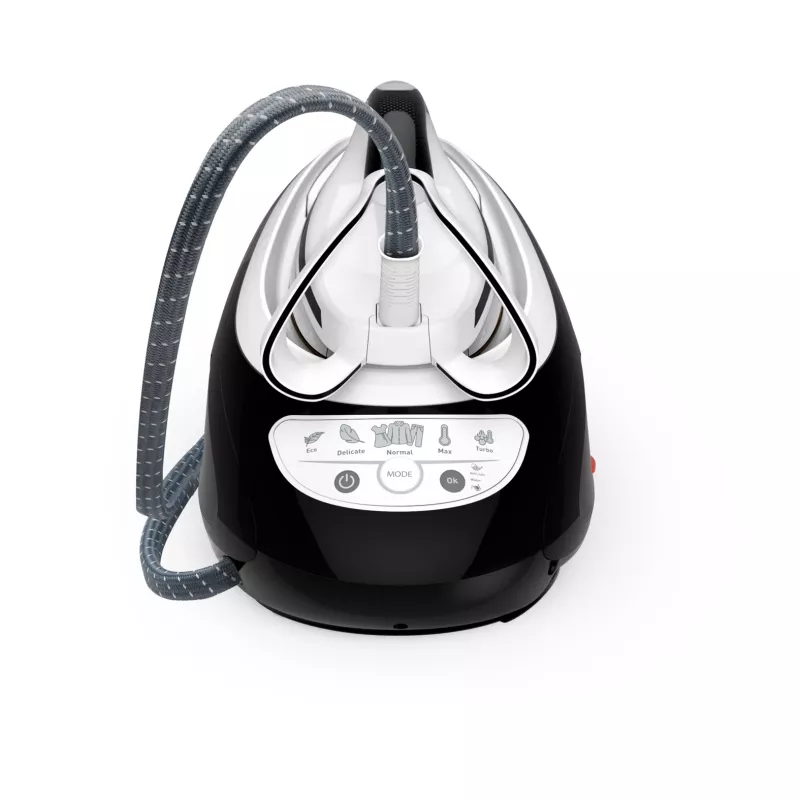 Tefal Pro Express Ultimate GV9550 1,9 l Durilium AirGlide Autoclean žehliaca plocha čierna, biela