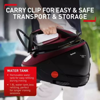 Tefal Pro Express Protect GV9230 2600 W 1,8 l čierna, burgundská