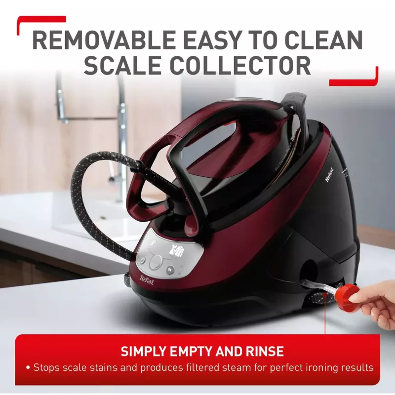 Tefal Pro Express Protect GV9230 2600 W 1,8 l čierna, burgundská