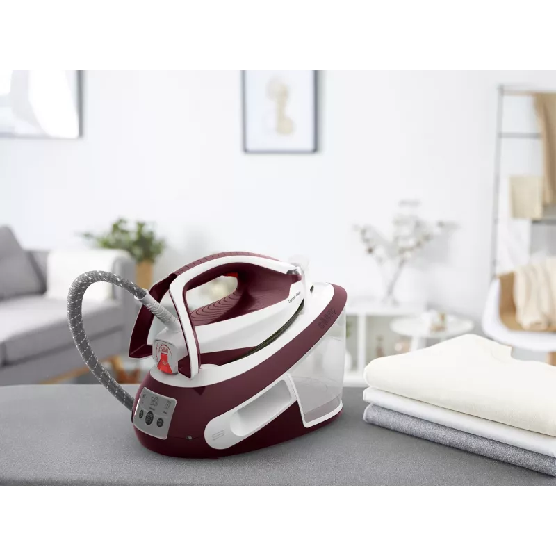 Tefal Express Vision SV8150 2800 W 1,8 l Durilium AirGlide Autoclean žehliaca plocha červená, biela