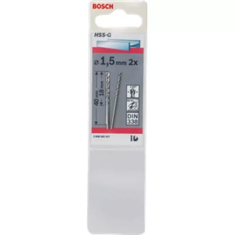Vrták Bosch 1,5 mm špirálový vrták 1 kus – model 2 608 585 907