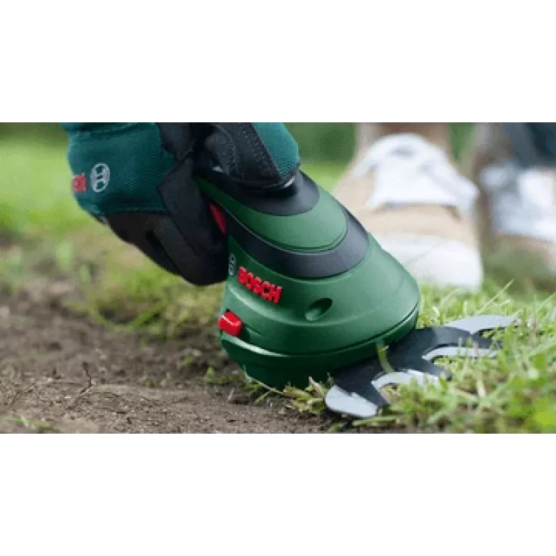 Bosch Isio akumulátorové nožnice na trávu 8 cm 3,6 V čierna, zelená