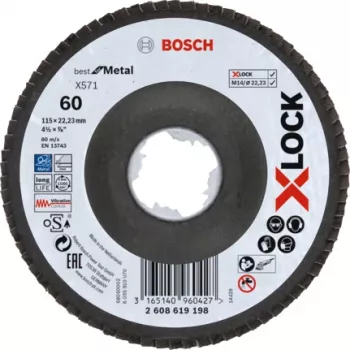 Bosch 2 608 619 198 príslušenstvo k uhlovej brúske lamelový kotúč