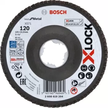 Bosch X-LOCK X571 BEST FOR METAL hrubovací kotúč