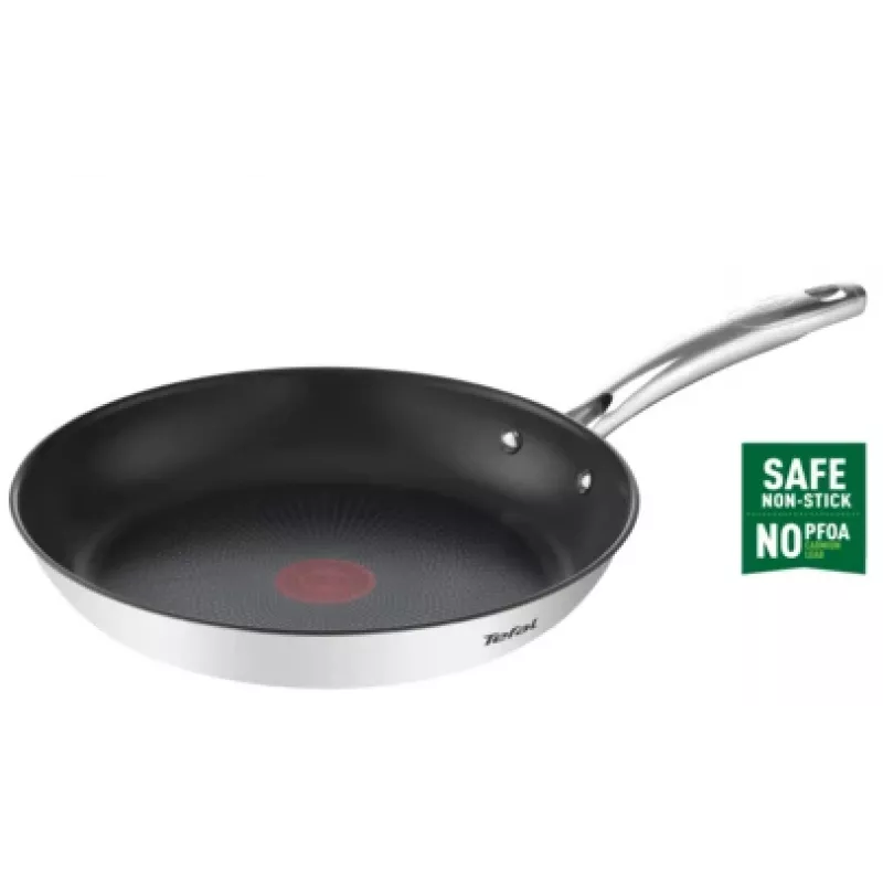 Univerzálna panvica Tefal DUETTO+ G7320434 24 cm – nehrdzavejúca oceľ, bez PFOA, čierna