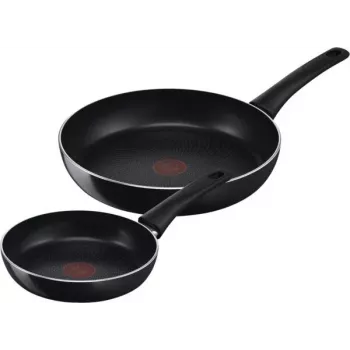 Sada panvíc Tefal Generous Cook C27890 – hliník, 20 cm a 28 cm, čierna, 2 ks