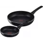 Sada panvíc Tefal Generous Cook C27890 – hliník, 20 cm a 28 cm, čierna, 2 ks