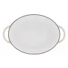 Tefal E25906 oválny béžový liatinový riad, priemer 34 cm, oválny tvar