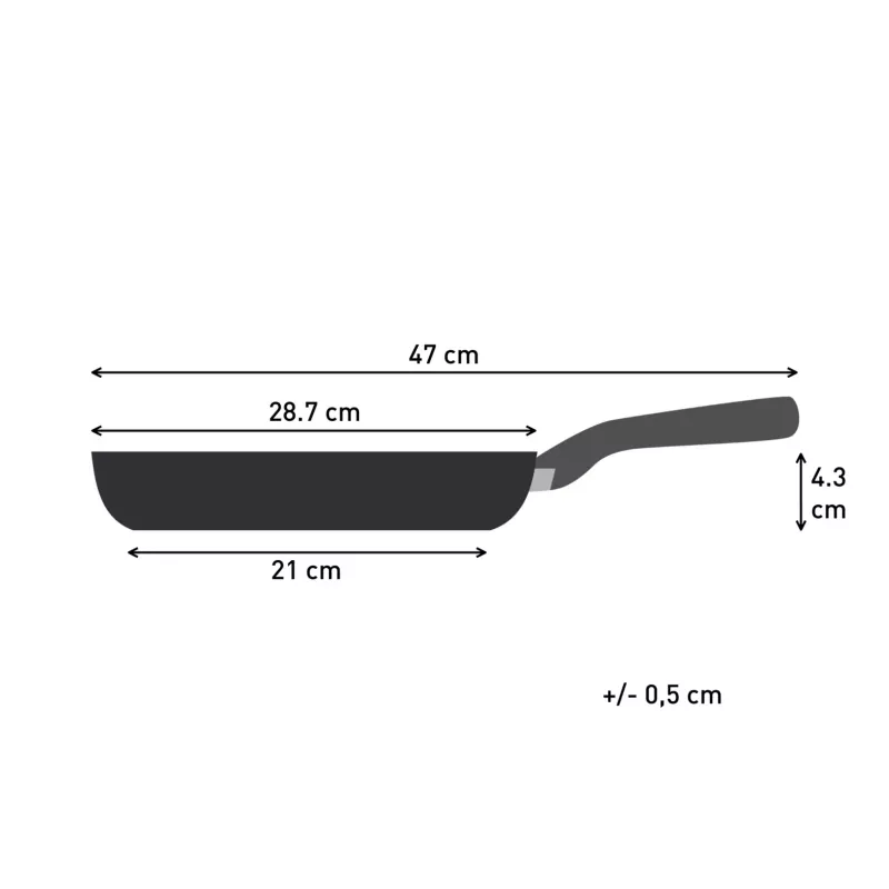 Tefal Change čierna C4760625 panvica univerzálna okrúhla
