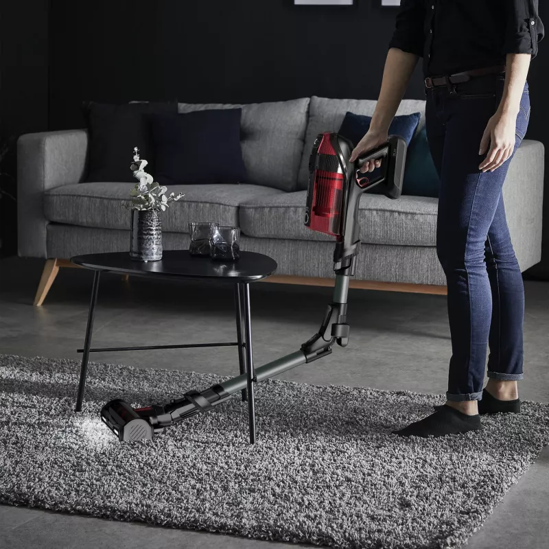 Rowenta RH98A8 2-in-1 akumulátorový vysávač bez vrecka 0,9 l 320 W červená, sivá