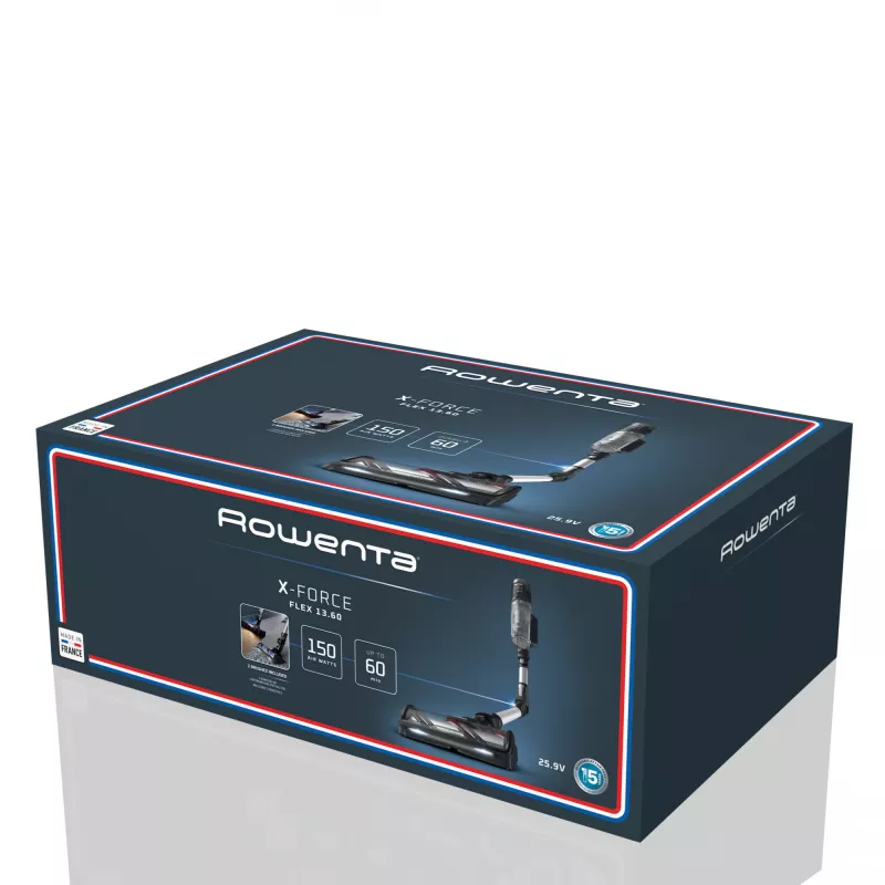 Rowenta X-Force Flex RH9L55E0 tyčový vysávač 2-in-1 tyčový vysávač batéria suchý bez vrecka 0,65 l čierna