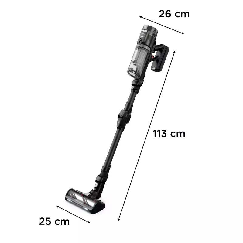Rowenta X-Force Flex RH9L55E0 tyčový vysávač 2-in-1 tyčový vysávač batéria suchý bez vrecka 0,65 l čierna