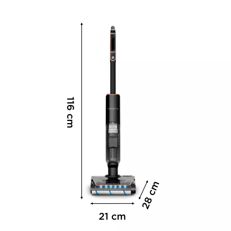 Rowenta X-Clean 7 GZ5736E0 tyčový vysávač akumulátor suché a mokré bez vrecka čierna