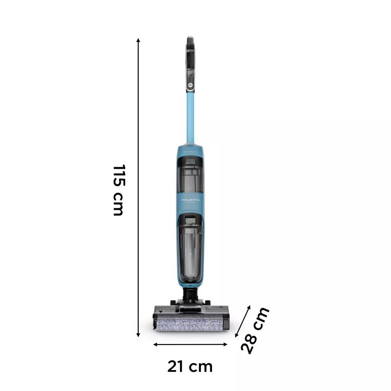 Rowenta X-Clean 2 GZ2271E0 tyčový vysávač akumulátorový mokrý a suchý bez vrecka modrá