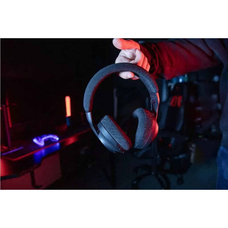 Konix PULSAR headset káblový a bezdrôtový cez hlavu herný USB Type-C Bluetooth čierna