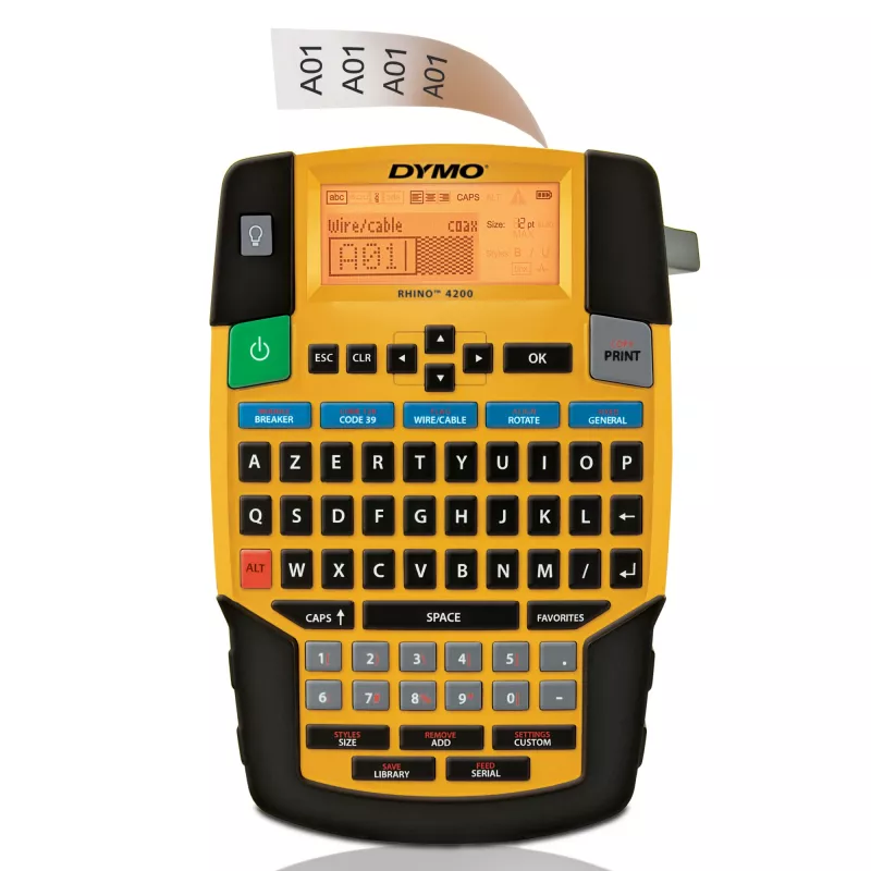Tlačiareň etikiet DYMO RHINO 4200 Kit termotransfer AZERTY