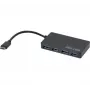 Hypertec 021308-HY rozbočovač USB 3.2 Gen 1 (3.1 Gen 1) Type-C 5000 Mbit/s čierny