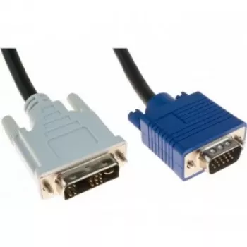Hypertec 127711-HY VGA kábel 3 m DVI-A VGA (D-Sub) čierny, modrý, biely
