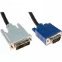 Hypertec 127711-HY VGA kábel 3 m DVI-A VGA (D-Sub) čierny, modrý, biely