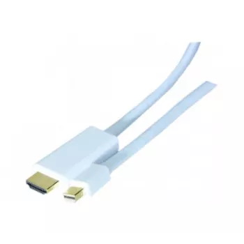 Hypertec 128061-HY video kábel adaptér 2 m HDMI Type-A (štandard) Mini DisplayPort biely