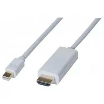Hypertec 128418-HY video kábel adaptér 2 m Mini DisplayPort HDMI biela