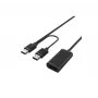 Hypertec 149221-HY USB kábel USB 2.0 20 m USB A na 2 x USB A čierny