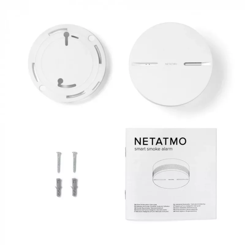 Netatmo NSA-DE inteligentný detektor dymu fotoelektrický reflexný detektor prepojiteľný bezdrôtové pripojenie
