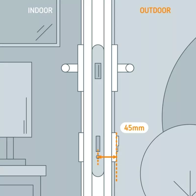 Netatmo NDL-E45 smart lock príslušenstvo rozširujúca sada