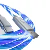 Oniverse USB-A na USB-C Quick Charge kábel s LED - 2 metre - biely (multiplatforma)