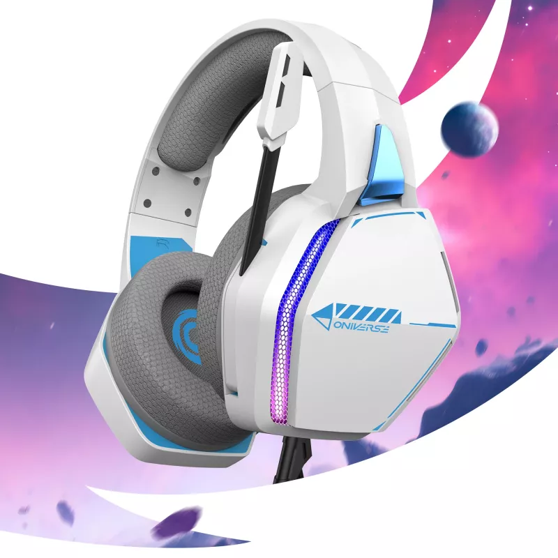 Oniverse herný headset Nebula - Arctic White (multiplatformový)