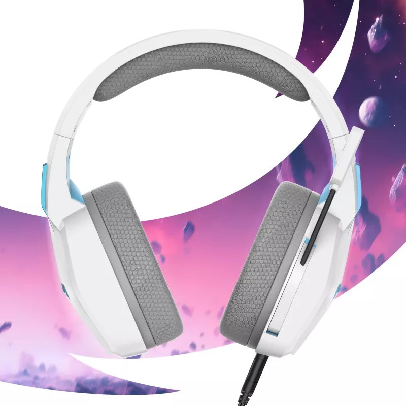 Oniverse herný headset Nebula - Arctic White (multiplatformový)