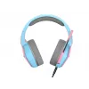 Oniverse Gaming náhlavná súprava Nebula – Diva Pink (multiplatforma), káblová, gaming, 20 – 20000 Hz, 356 g, náhlavná súprava, tyrkysová, ružová