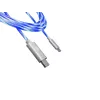 Oniverse Micro-USB nabíjací kábel s LED – 2 metre – biely (multiplatforma)