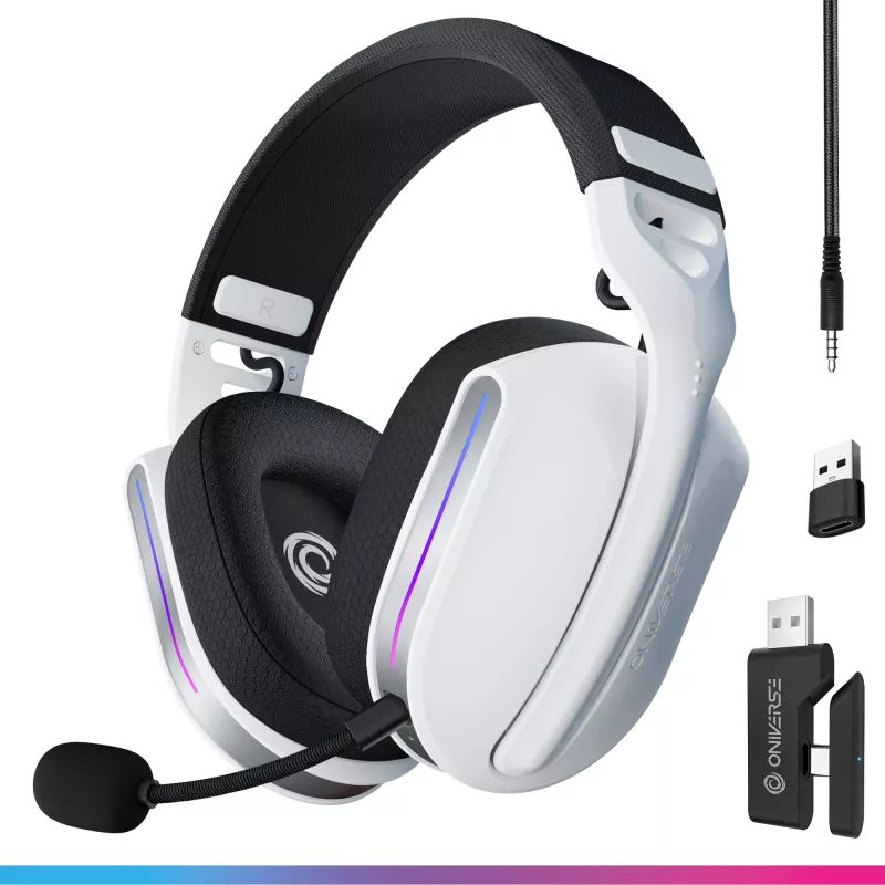 Oniverse bezdrôtový herný headset Polaris - Celestial White (multiplatformový)