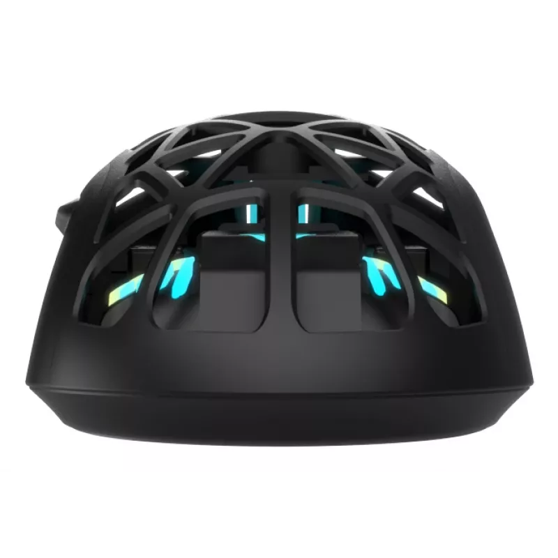 Oniverse – káblová gaming myš Kryo – Nocta čierna (PC), obojručná, optická, USB Type-A, 13800 DPI, čierna