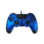 Lexip Metaltech – káblový ovládač – zafírovo modrý (viacfarebný), gamepad, PC, PlayStation 4, D-Pad, tlačidlo Home, tlačidlo Options, tlačidlo Share, analógový/digitálny, viacfarebný, káblový