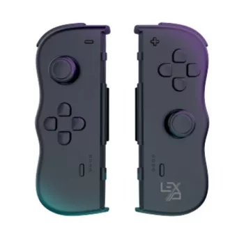 Lexip Adventure Twinpads čierne (Switch), gamepad, Nintendo Switch, Nintendo Switch OLED, tlačidlo Capture, D-Pad, tlačidlo Home, analógový/digitálny, bezdrôtový, Bluetooth