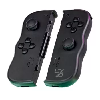 Lexip Adventure Twinpads čierne (Switch), gamepad, Nintendo Switch, Nintendo Switch OLED, tlačidlo Capture, D-Pad, tlačidlo Home, analógový/digitálny, bezdrôtový, Bluetooth