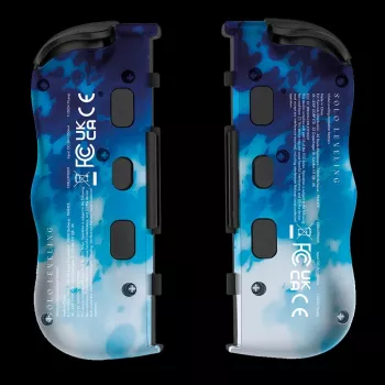 Lexip X CRUNCHYROLL – SUNG JIN-WOO TWIN PADS WL, gamepad, Nintendo Switch 2, krížový ovládač, smerové tlačidlá, analógový/digitálny, bezdrôtový, modrý, biely