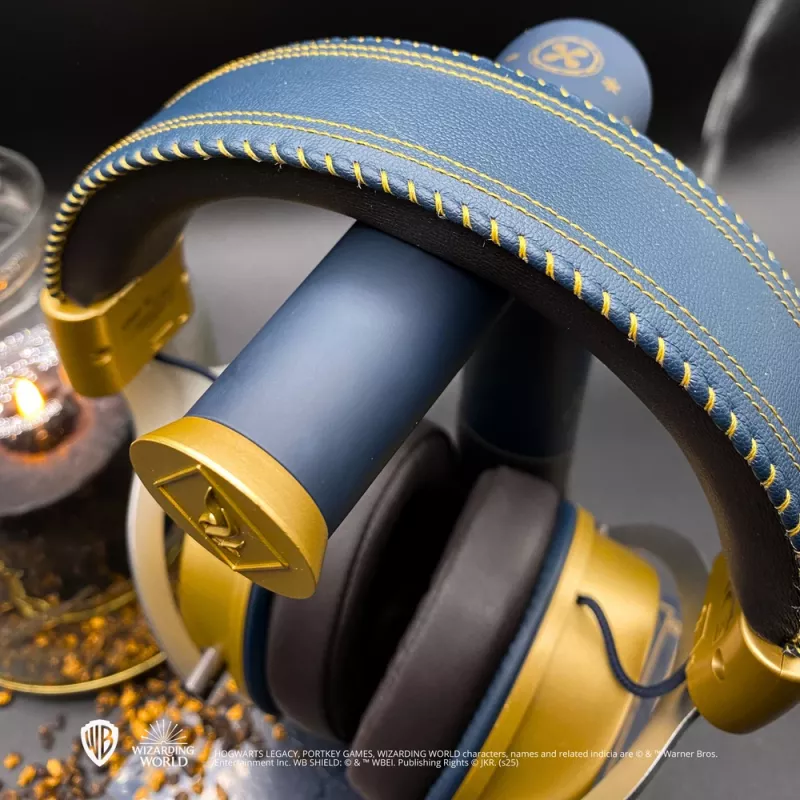 Lexip Assassin's Creed Shadows stojan na headset - X Ubisoft, stojan na headset, modrý, zlatý