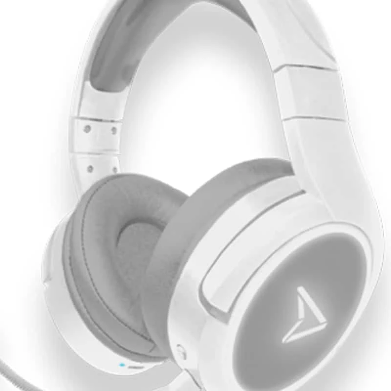 Steelplay Bluetooth headset - Impulse White (Multi), káblový a bezdrôtový, herný, 20 - 20000 Hz, 305 g, headset, svetlosivá, biela