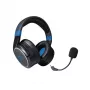 Lexip Metaltech headset – bezdrôtový, nízka latencia, 32 h výdrž batérie – kobaltovomodrá
