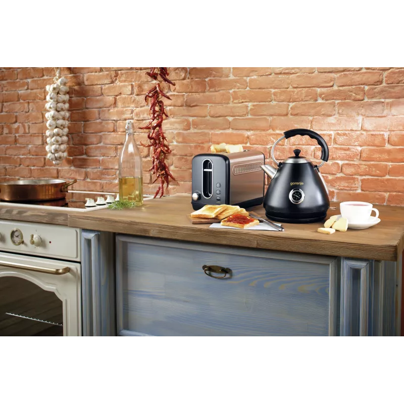 Gorenje T1100CLBK 6 2 plátky 1100 W čierny