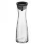WMF Basic vodná karafa 1,0 čierna, karafa, 1 L, čierna, transparentná, sklo, okrúhla, Köhler & Wilms