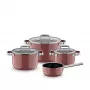 WMF Fusiontec Mineral Pro Rose Quartz 4-dielna sada riadu, 05.1895.5290
